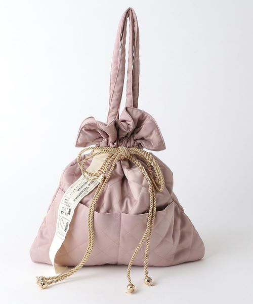 one after another NICE CLAUP（ワンアフターアナザーナイスクラップ）の「キルティングバッグ（トートバッグ・レディース・アイボリー/ベージュ系その他/ピンク系その他/その他・FREE）」の4枚目の写真