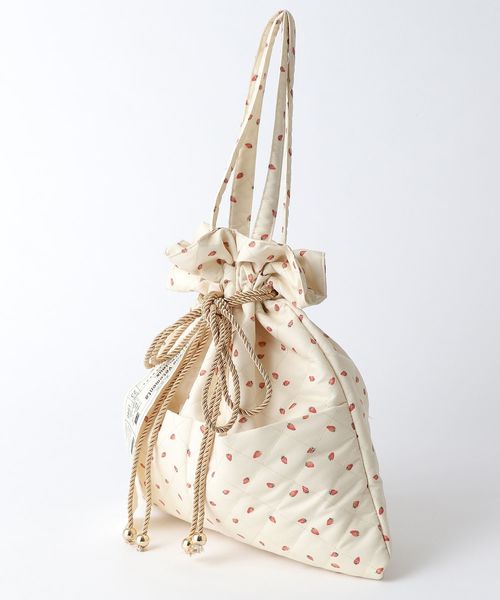 one after another NICE CLAUP（ワンアフターアナザーナイスクラップ）の「キルティングバッグ（トートバッグ・レディース・アイボリー/ベージュ系その他/ピンク系その他/その他・FREE）」の6枚目の写真