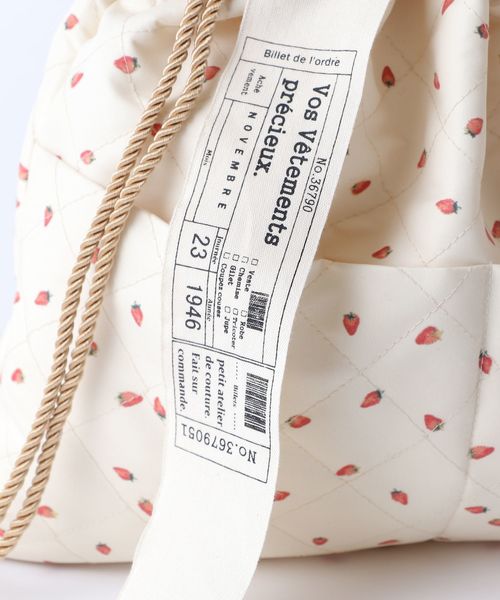 one after another NICE CLAUP（ワンアフターアナザーナイスクラップ）の「キルティングバッグ（トートバッグ・レディース・アイボリー/ベージュ系その他/ピンク系その他/その他・FREE）」の7枚目の写真