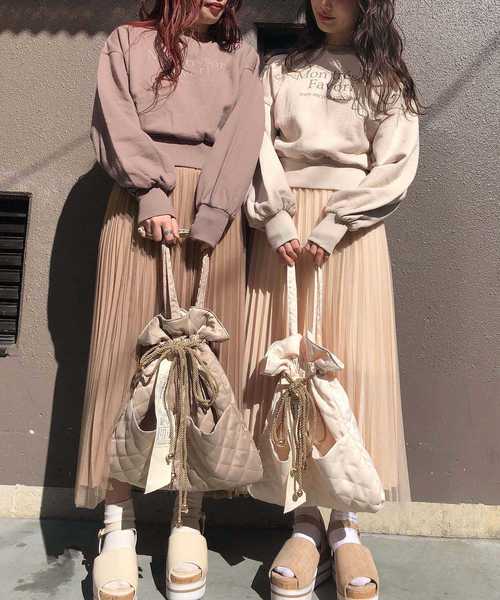 one after another NICE CLAUP（ワンアフターアナザーナイスクラップ）の「キルティングバッグ（トートバッグ・レディース・アイボリー/ベージュ系その他/ピンク系その他/その他・FREE）」の11枚目の写真