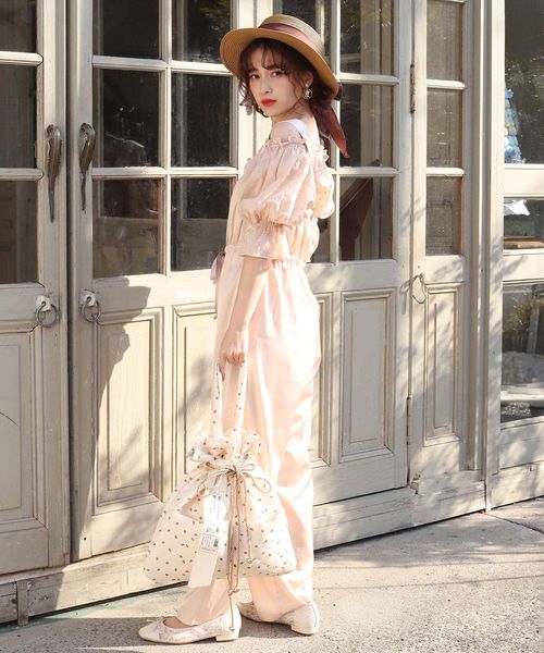 one after another NICE CLAUP（ワンアフターアナザーナイスクラップ）の「キルティングバッグ（トートバッグ・レディース・アイボリー/ベージュ系その他/ピンク系その他/その他・FREE）」の5枚目の写真