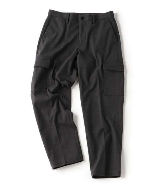 SHIPS（シップス）の「【Begin5月号掲載】SC: ジャストレングス ホップサック カーゴパンツ（カーゴパンツ・メンズ・ブラック/グレー/オリーブ・SMALL/MEDIUM/LARGE/X-LARGE）」の2枚目の写真