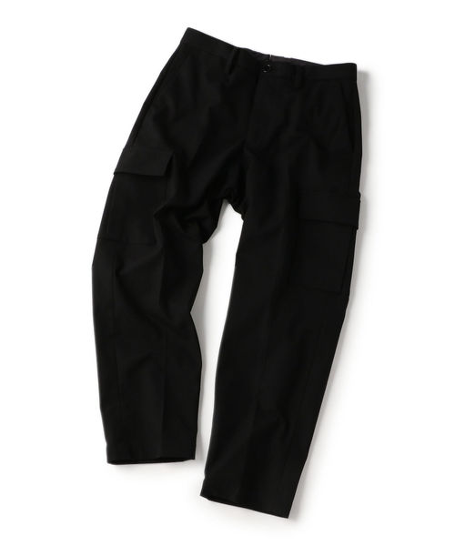 SHIPS（シップス）の「【Begin5月号掲載】SC: ジャストレングス ホップサック カーゴパンツ（カーゴパンツ・メンズ・ブラック/グレー/オリーブ・SMALL/MEDIUM/LARGE/X-LARGE）」の7枚目の写真