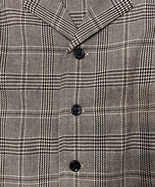 PairPair（ペアペア）の「チェック柄開襟シャツ（シャツ/ブラウス・キッズ・ライトブラウン・S(100-115)/M(115-130)）」の7枚目の写真