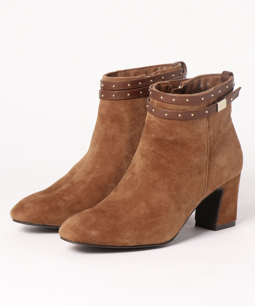 LE TALON（ルタロン）の「GRISE 6.5cmレザースクエアショートブーツ（ブーツ・レディース・ブラック/ブラウン/キャメル・22cm/23cm/22.5cm/24cm/25cm/24.5cm）」の3枚目の写真