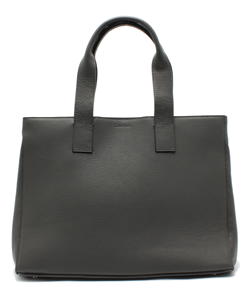 ✨激レア✨カルバンクライン トートバッグ ビジネスバッグ レザー ロゴプレート Calvin Klein（カルバン・クライン）の「パルメラートレザー