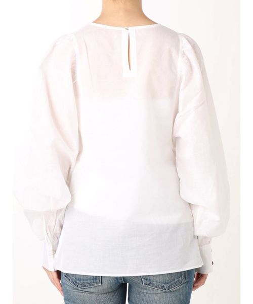 Ungrid（アングリッド）の「スリーブボリュームブラウス（シャツ/ブラウス・レディース・オレンジ/ブラック/オフホワイト・FREE）」の10枚目の写真