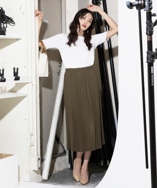 A/C DESIGN BY ALPHA CUBIC(エーシーデザインバイアルファキュービック)の「【COOLER TOUCH&UV CUTシリーズ】ティアードプルオーバー(Tシャツ/カットソー・レディース・ホワイト/ブルー/ブラック・L size/M size)」の13枚目の写真