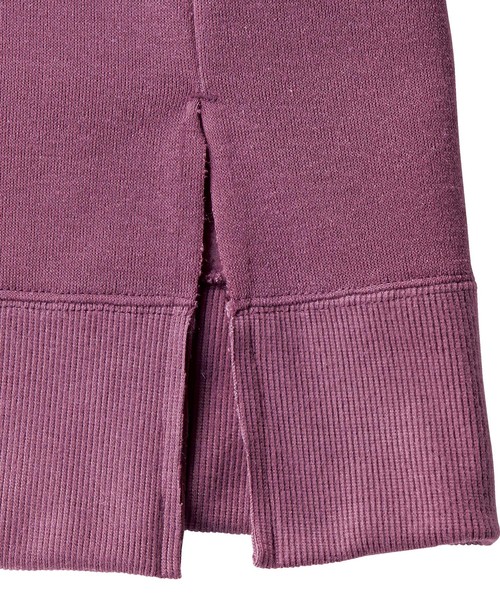 GeeRA（ジーラ）の「裏起毛スリット入りワイドパーカー（パーカー・レディース・ブラック/パープル/モカ/ブルー・SMALL/MEDIUM/LARGE/X-LARGE/XX-LARGE）」の11枚目の写真