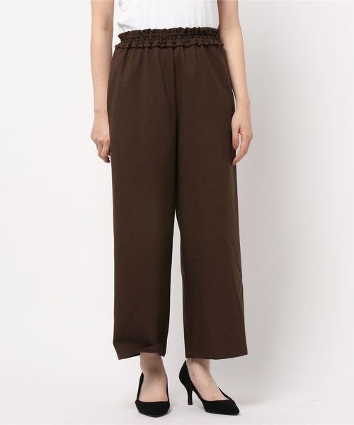 IENA（イエナ）の「エステルトロ イージーパンツ◆（その他パンツ・レディース・ブラウン/ベージュ系その他・38/34/40/36）」の5枚目の写真