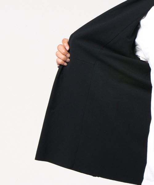 ATTACHMENT（アタッチメント）の「スーパーストレッチメリルハイテンションツイル　３Bジャケット（テーラードジャケット・メンズ・グリーン系その他/ブラック・1/2/3）」の5枚目の写真