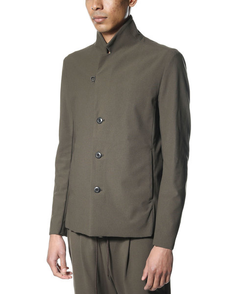 ATTACHMENT（アタッチメント）の「スーパーストレッチメリルハイテンションツイル　３Bジャケット（テーラードジャケット・メンズ・グリーン系その他/ブラック・1/2/3）」の6枚目の写真