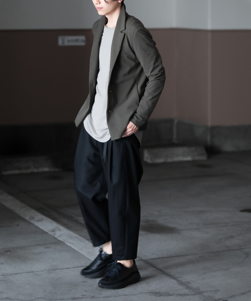 ATTACHMENT（アタッチメント）の「スーパーストレッチメリルハイテンションツイル　３Bジャケット（テーラードジャケット・メンズ・グリーン系その他/ブラック・1/2/3）」の16枚目の写真