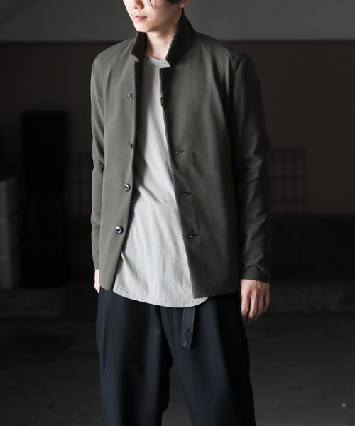 ATTACHMENT（アタッチメント）の「スーパーストレッチメリルハイテンションツイル　３Bジャケット（テーラードジャケット・メンズ・グリーン系その他/ブラック・1/2/3）」の18枚目の写真
