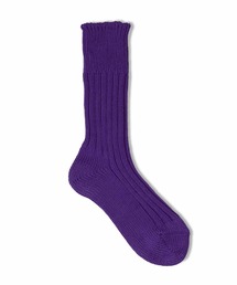 decka Quality socks（デカクオリティソックス）の「decka quality socks Cased heavy weight plain socks デカ クォリティソックス リブソックス 靴下 レディース 22～24.5cm（ソックス/靴下）」