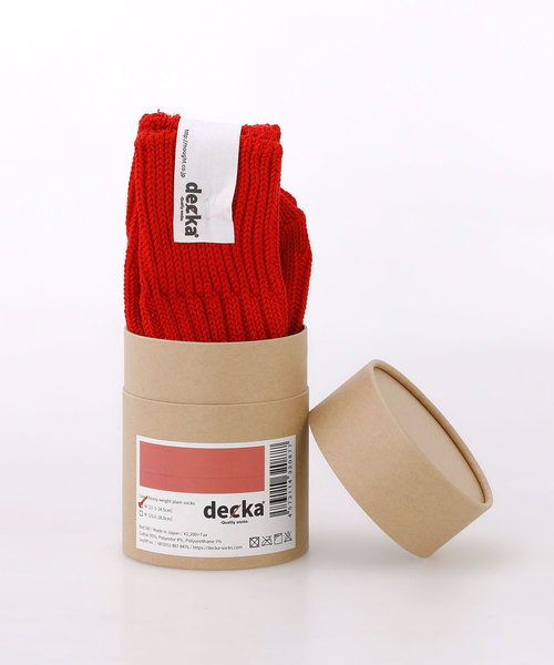 HIGHTIDE(ハイタイド)の「decka quality socks Cased heavy weight plain socks デカ クォリティソックス リブソックス 靴下 レディース 22~24.5cm(ソックス/靴下・レディース・ホワイト/ブラック/レッド/パープル/イエロー/ヘザーグレー/オリーブ・FREE)」の7枚目の写真