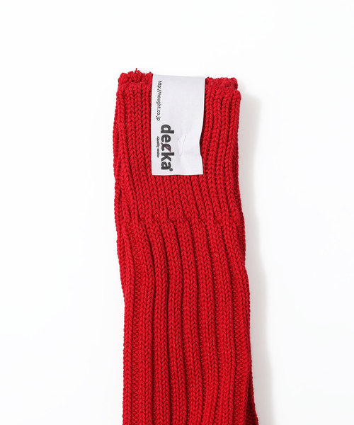 HIGHTIDE(ハイタイド)の「decka quality socks Cased heavy weight plain socks デカ クォリティソックス リブソックス 靴下 レディース 22~24.5cm(ソックス/靴下・レディース・ホワイト/ブラック/レッド/パープル/イエロー/ヘザーグレー/オリーブ・FREE)」の11枚目の写真