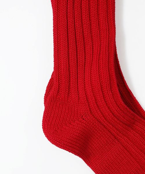 HIGHTIDE(ハイタイド)の「decka quality socks Cased heavy weight plain socks デカ クォリティソックス リブソックス 靴下 レディース 22~24.5cm(ソックス/靴下・レディース・ホワイト/ブラック/レッド/パープル/イエロー/ヘザーグレー/オリーブ・FREE)」の12枚目の写真
