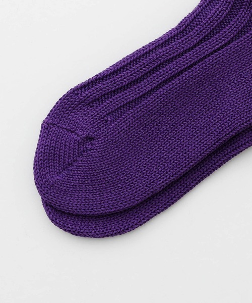 HIGHTIDE(ハイタイド)の「decka quality socks Cased heavy weight plain socks デカ クォリティソックス リブソックス 靴下 レディース 22~24.5cm(ソックス/靴下・レディース・ホワイト/ブラック/レッド/パープル/イエロー/ヘザーグレー/オリーブ・FREE)」の16枚目の写真