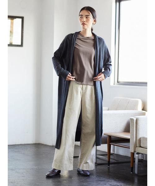 AMERICAN HOLIC（アメリカンホリック）の「クルーネックゆるカットプルオーバー＊（Tシャツ/カットソー・レディース・チャコールグレー/ベージュ/ブラウン/カーキ/アイボリー/ブラック系その他4/グレー系その他4/ブルー系その他2・M/L）」の17枚目の写真