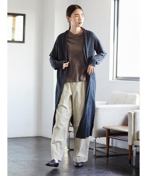 AMERICAN HOLIC（アメリカンホリック）の「クルーネックゆるカットプルオーバー＊（Tシャツ/カットソー・レディース・チャコールグレー/ベージュ/ブラウン/カーキ/アイボリー/ブラック系その他4/グレー系その他4/ブルー系その他2・M/L）」の18枚目の写真