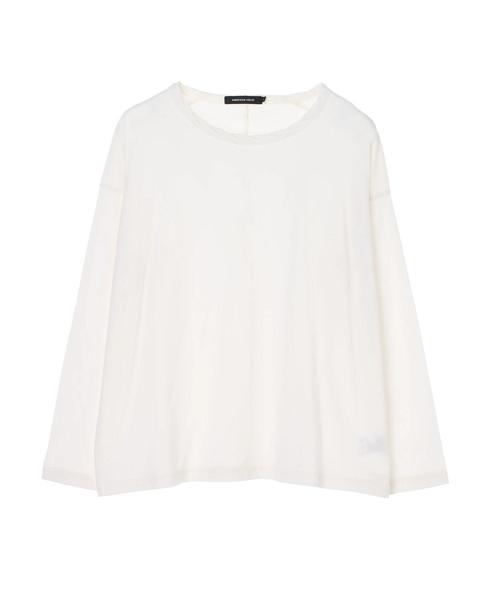 AMERICAN HOLIC（アメリカンホリック）の「クルーネックゆるカットプルオーバー＊（Tシャツ/カットソー・レディース・チャコールグレー/ベージュ/ブラウン/カーキ/アイボリー/ブラック系その他4/グレー系その他4/ブルー系その他2・M/L）」の13枚目の写真