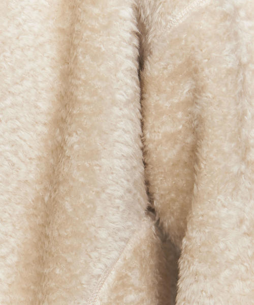 BEAUTY&YOUTH UNITED ARROWS（ビューティーアンドユースユナイテッドアローズ）の「BY パイピングボアブルゾン（ブルゾン・レディース・オフホワイト/モカ・FREE）」の16枚目の写真