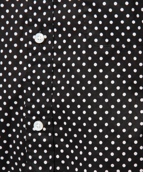 UNITED ARROWS（ユナイテッドアローズ）の「UAB ドットプリント　ショートスリーブシャツ ◆（シャツ/ブラウス・メンズ・ブラック/ベージュ・MEDIUM/SMALL/LARGE）」の4枚目の写真