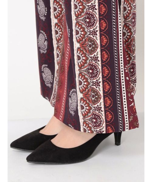 Ungrid（アングリッド）の「エスニックフレアパンツ（その他パンツ・レディース・レッド/ブルー・FREE）」の14枚目の写真