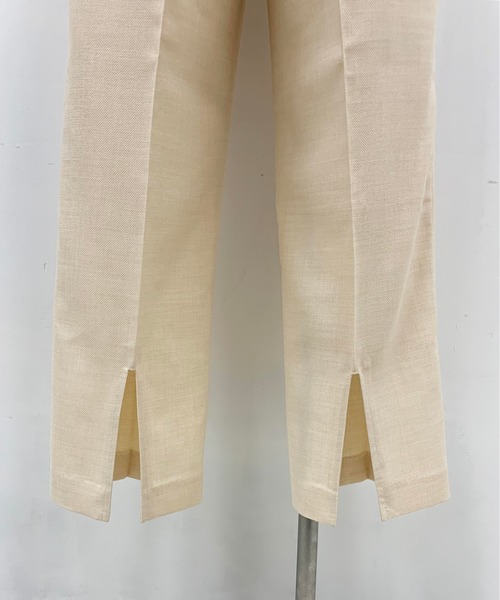 PICCIN(ピッチン)の「バックスリットストレートパンツ(その他パンツ・レディース・オフホワイト/オレンジ/ライトグリーン・M)」の13枚目の写真