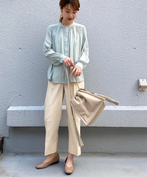 PICCIN(ピッチン)の「バックスリットストレートパンツ(その他パンツ・レディース・オフホワイト/オレンジ/ライトグリーン・M)」の20枚目の写真