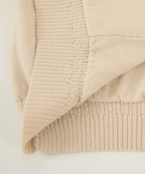 miette（ミエット）の「ﾘﾗｯｸｽﾄﾞﾙﾏﾝｶｰﾃﾞｨｶﾞﾝ（カーディガン/ボレロ・レディース・ブラック/ライトベージュ・FREE）」の6枚目の写真