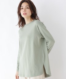 裾ラウンドスリットビッグTシャツ