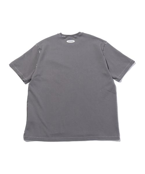 ADER error(アーダーエラー)の「<ADER error> O/SIZED VINYL TOP/Tシャツ(Tシャツ/カットソー・メンズ・ダークグレー・2/1)」の4枚目の写真