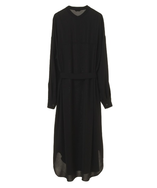 CLANE（クラネ）の「クラネ CLANE / ベーシックルーズ シャツワンピース（シャツワンピース・レディース・ホワイト/ブラック/ベージュ・1/2）」の9枚目の写真