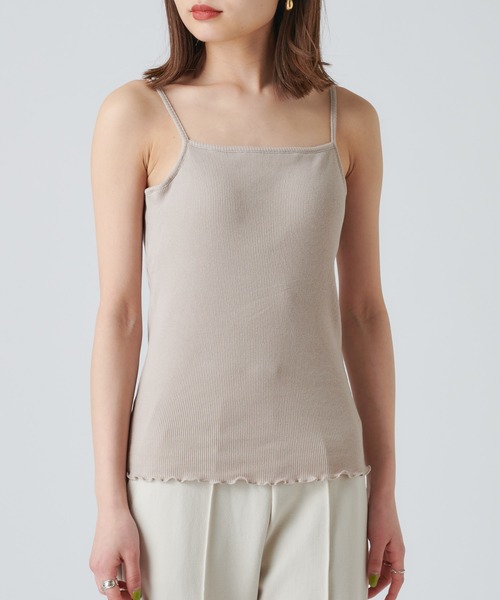 mystic（ミスティック）の「パット付きキャミソール（キャミソール・レディース・ブラック/ホワイト/ベージュ/ブラウン・FREE）」の5枚目の写真