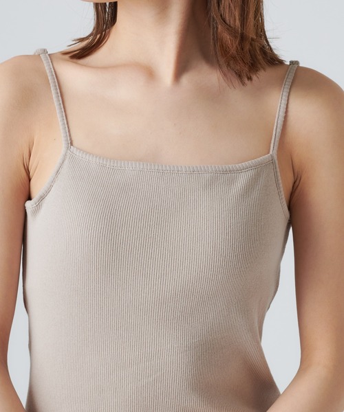 mystic（ミスティック）の「パット付きキャミソール（キャミソール・レディース・ブラック/ホワイト/ベージュ/ブラウン・FREE）」の9枚目の写真