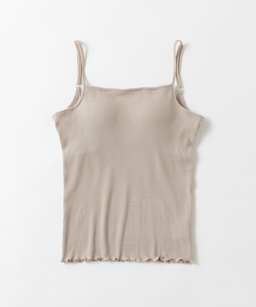 mystic（ミスティック）の「パット付きキャミソール（キャミソール・レディース・ブラック/ホワイト/ベージュ/ブラウン・FREE）」の14枚目の写真