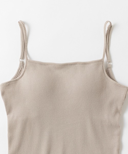 mystic（ミスティック）の「パット付きキャミソール（キャミソール・レディース・ブラック/ホワイト/ベージュ/ブラウン・FREE）」の12枚目の写真
