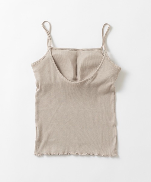 mystic（ミスティック）の「パット付きキャミソール（キャミソール・レディース・ブラック/ホワイト/ベージュ/ブラウン・FREE）」の13枚目の写真