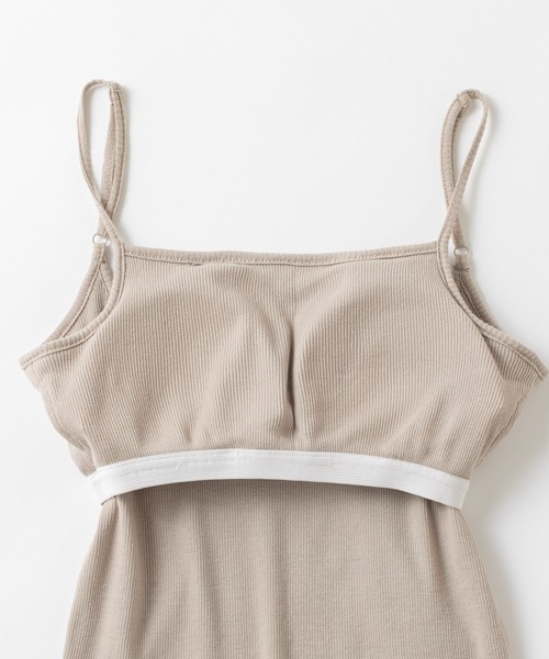 mystic（ミスティック）の「パット付きキャミソール（キャミソール・レディース・ブラック/ホワイト/ベージュ/ブラウン・FREE）」の15枚目の写真