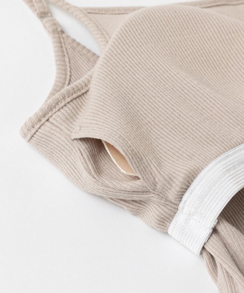 mystic（ミスティック）の「パット付きキャミソール（キャミソール・レディース・ブラック/ホワイト/ベージュ/ブラウン・FREE）」の16枚目の写真