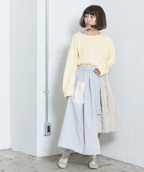sakishimatokyo(サキシマトーキョー)の「ゆるりらカットソー(Tシャツ/カットソー・レディース・ホワイト/イエロー・FREE)」の11枚目の写真