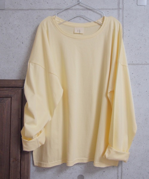 sakishimatokyo(サキシマトーキョー)の「ゆるりらカットソー(Tシャツ/カットソー・レディース・ホワイト/イエロー・FREE)」の6枚目の写真