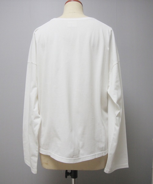 sakishimatokyo(サキシマトーキョー)の「ゆるりらカットソー(Tシャツ/カットソー・レディース・ホワイト/イエロー・FREE)」の7枚目の写真
