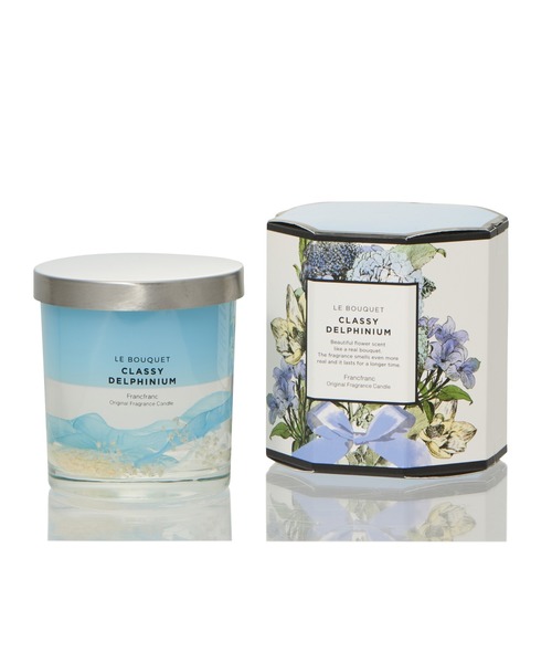 ルブーケ キャンドル ブルー デルフィニウムの香り ルブーケ キャンドル ブルー デルフィニウムの香り