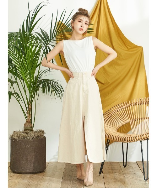 専用⭐️アンドエルシー　柘榴スカート ドロストギャザーフレアスカート｜ファッション通販のSTRIPE CLUB