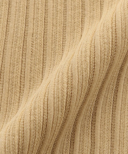 muller of yoshiokubo（ミュラーオブヨシオクボ）の「【muller of yoshiokubo】WOMEN Random rib knit top MLS20803（ニット/セーター・レディース・ベージュ系その他3・36/38）」の2枚目の写真