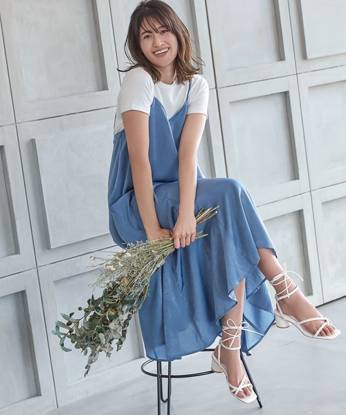 KOBE LETTUCE（コウベレタス）の「レースアップ2wayトングサンダル（サンダル・レディース・ホワイト/イエロー系その他/ブラック/パイソン・S/M/L/LL）」の15枚目の写真