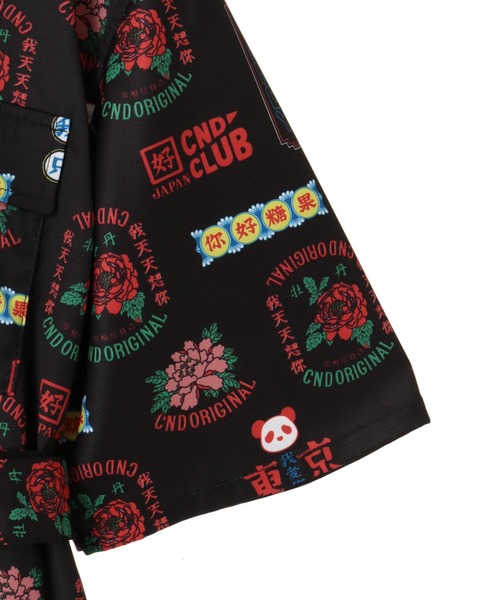 Candy Stripper（キャンディストリッパー）の「CANDY TOKYO シャツワンピース（ワンピース・レディース・オフホワイト/ピンク/ブラック・1/2）」の11枚目の写真